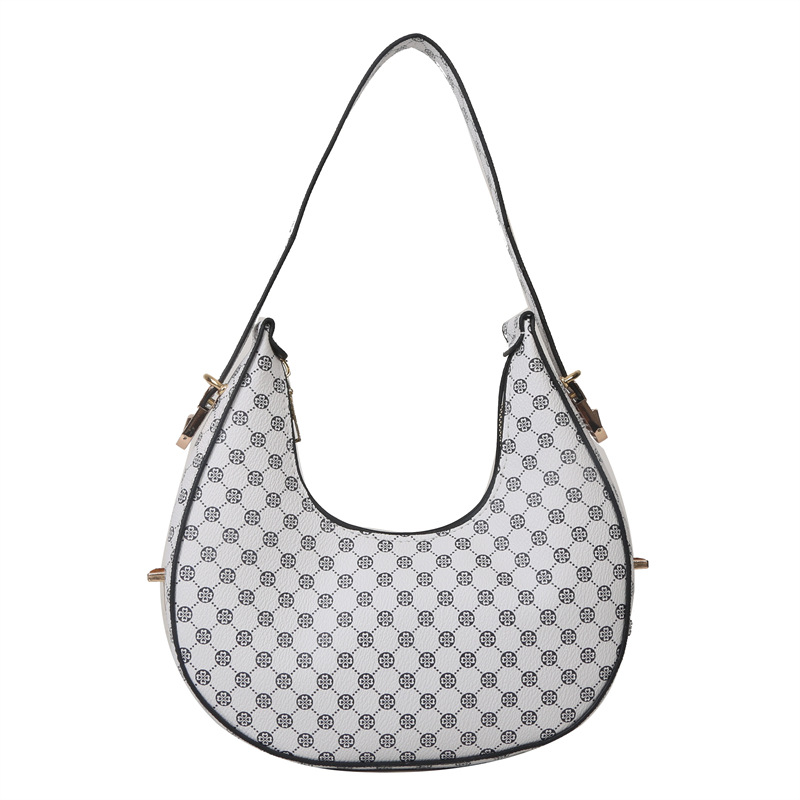 The Crescent Check Shoulder Bag