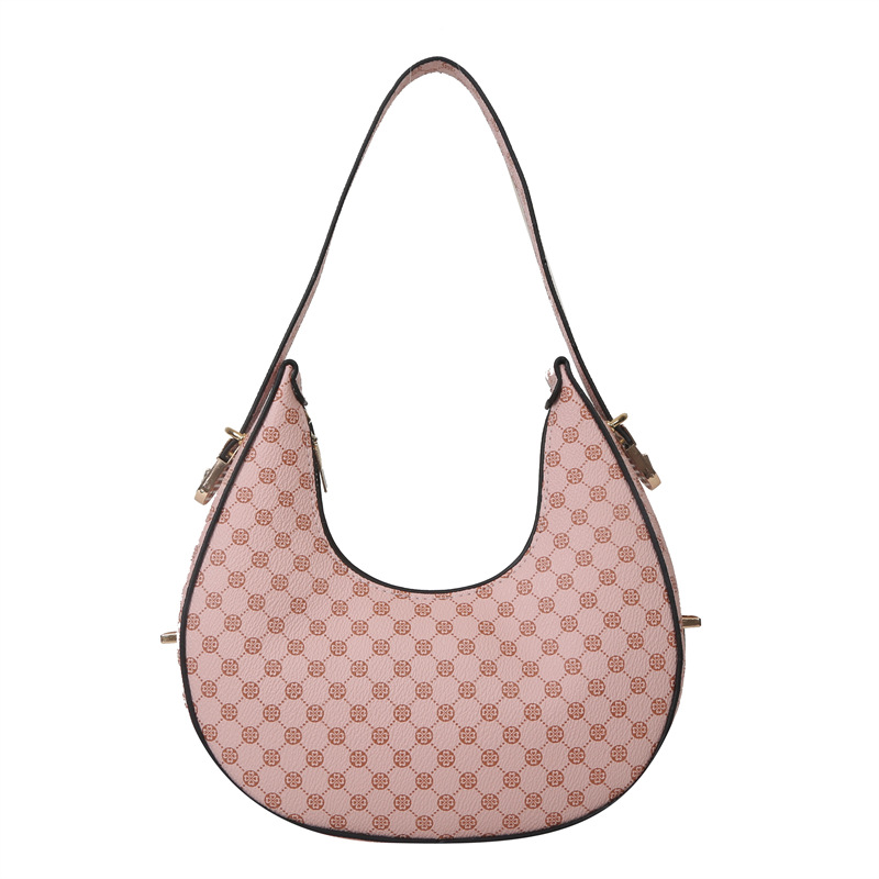 The Crescent Check Shoulder Bag