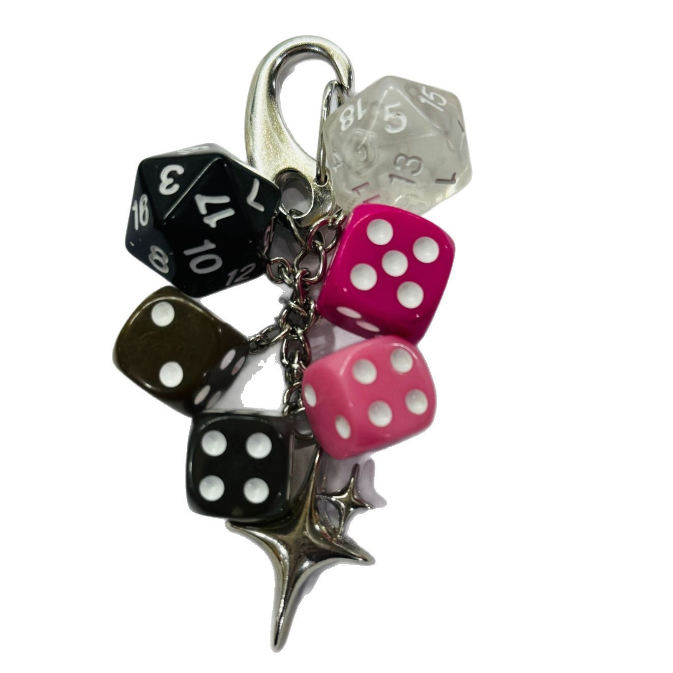 Unique Retro Dice Bag Charm
