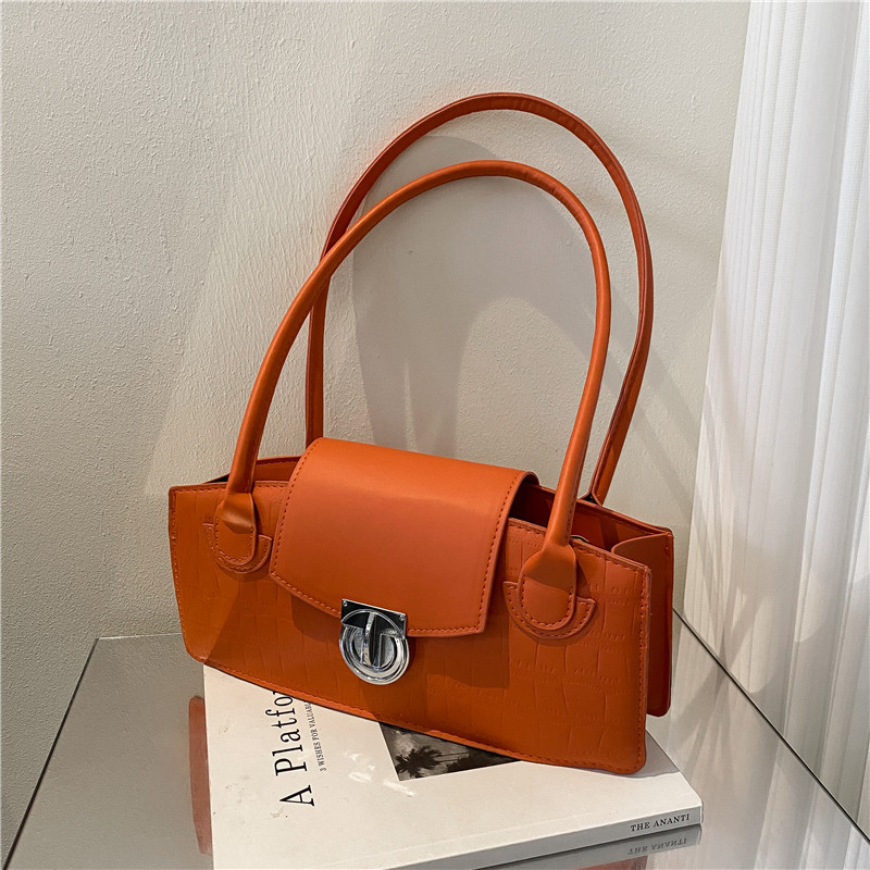 The Retro Lock Shoulder Bag