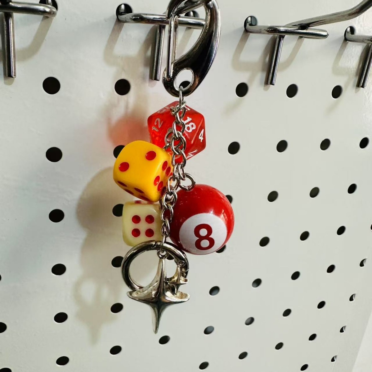 Unique Retro Dice Bag Charm