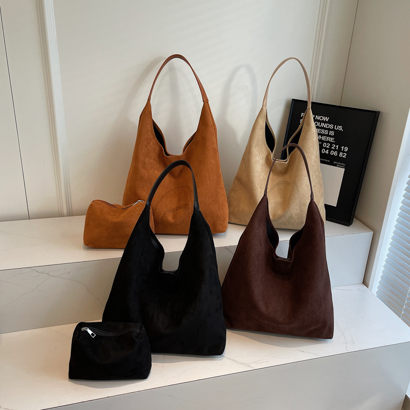 Autumn And Winter Suede Commuter Shoulder Bag