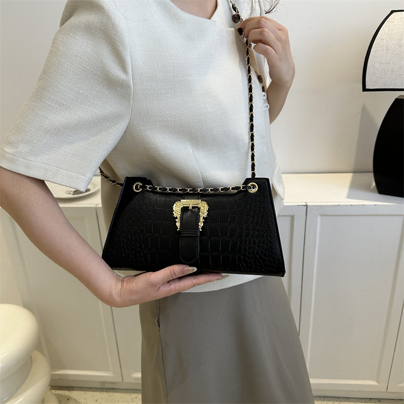 The Gilded Buckle Shoulder Bag