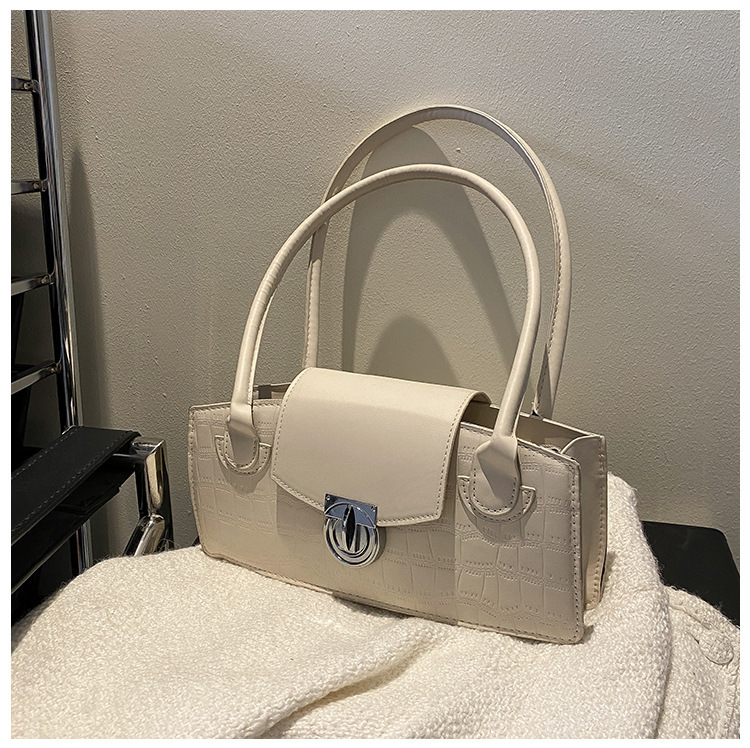 The Retro Lock Shoulder Bag