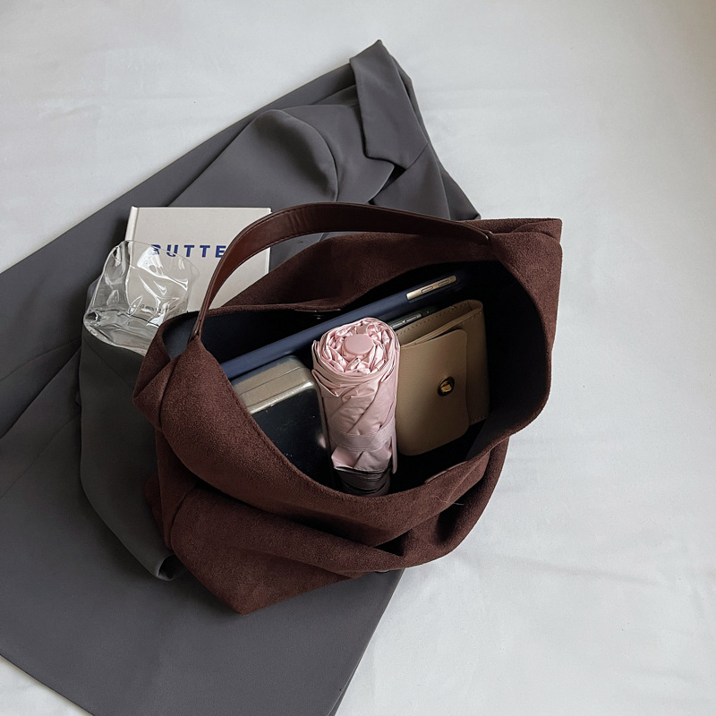 Autumn And Winter Suede Commuter Shoulder Bag