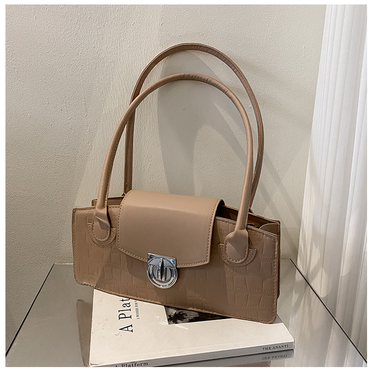 The Retro Lock Shoulder Bag