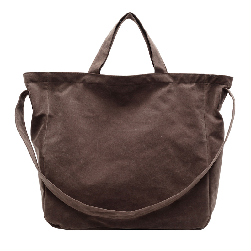 Large Commute Suede Tote Bag
