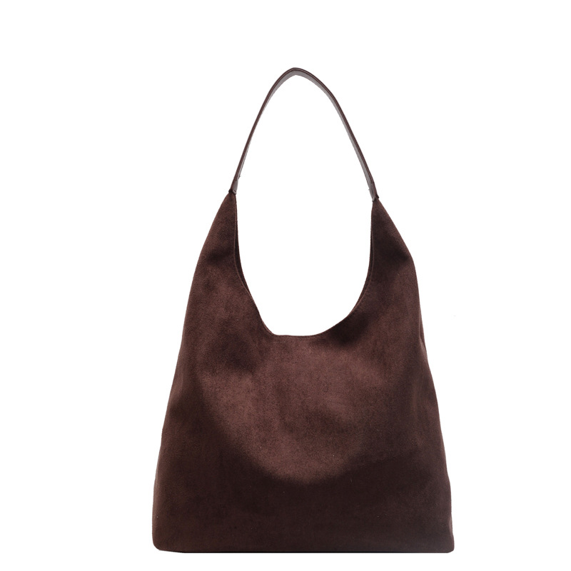 Autumn And Winter Suede Commuter Shoulder Bag