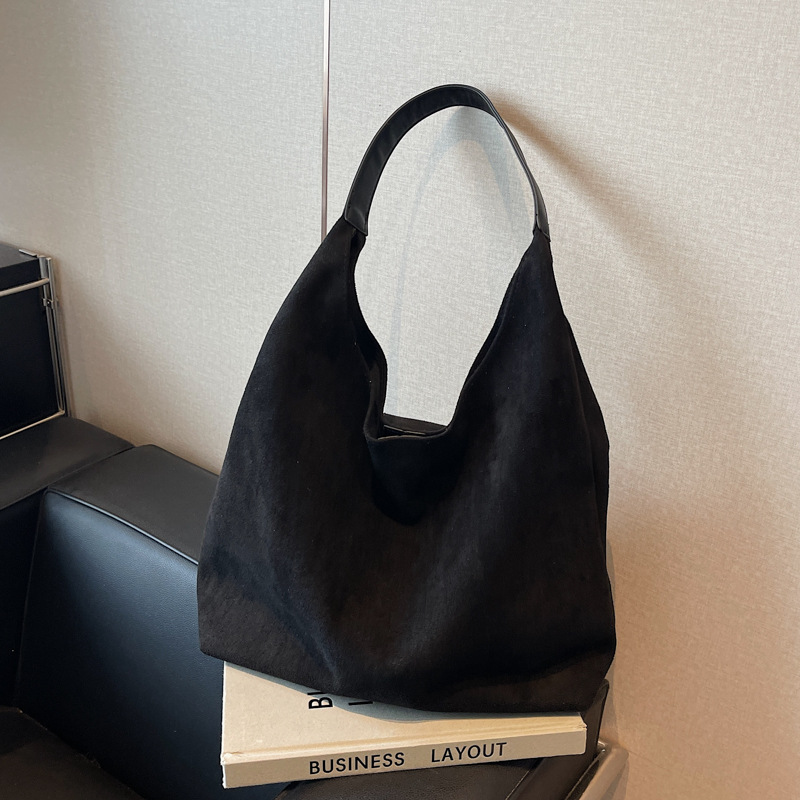 Autumn And Winter Suede Commuter Shoulder Bag