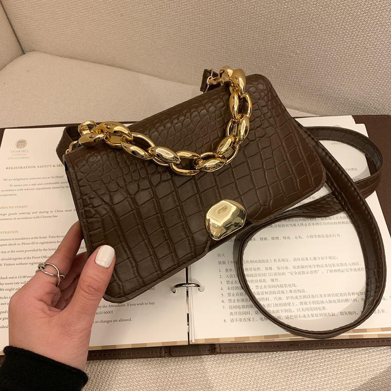 The Crocodile Chain Mini Bag