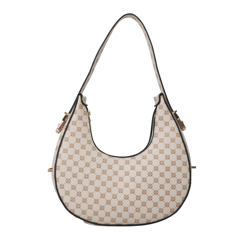 The Crescent Check Shoulder Bag