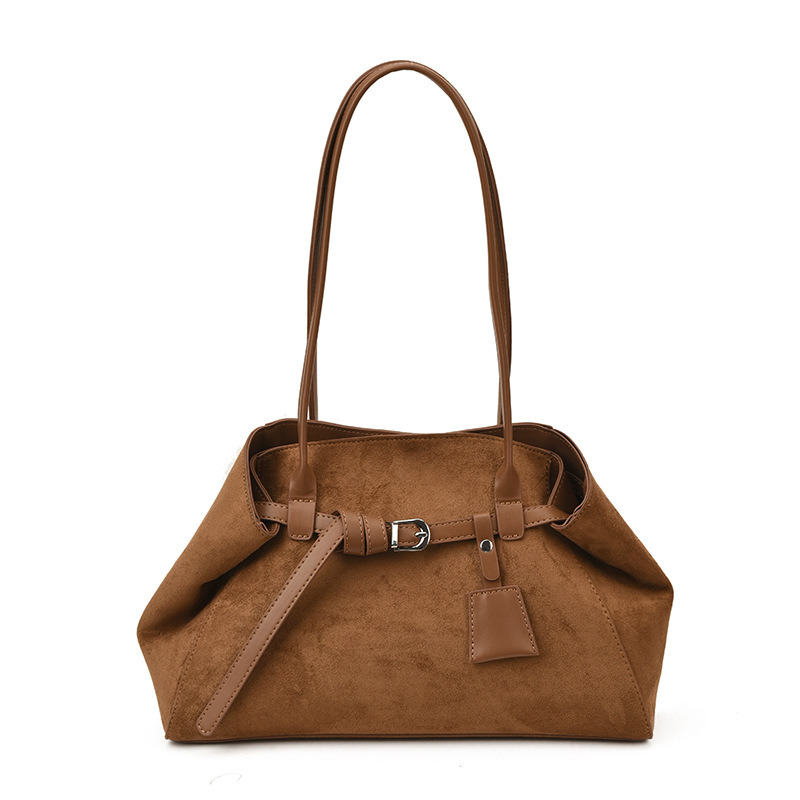 Vintage Suede Tote Bag