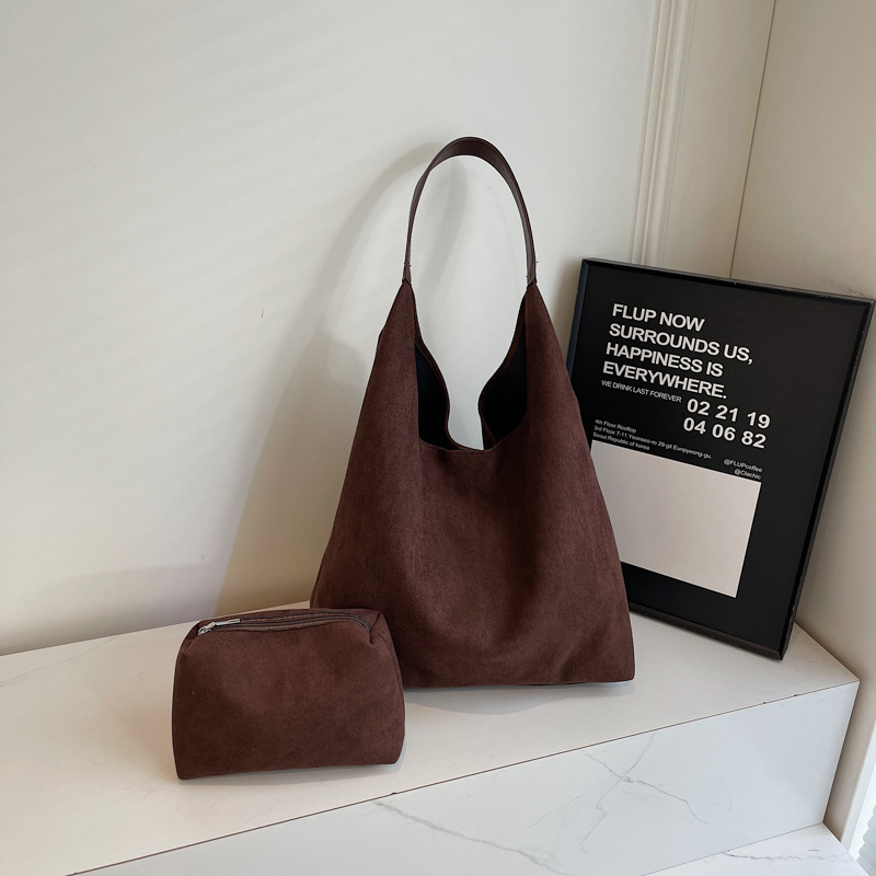 Autumn And Winter Suede Commuter Shoulder Bag