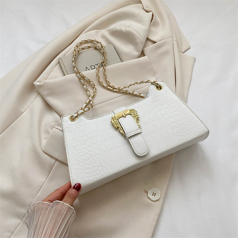 The Gilded Buckle Shoulder Bag